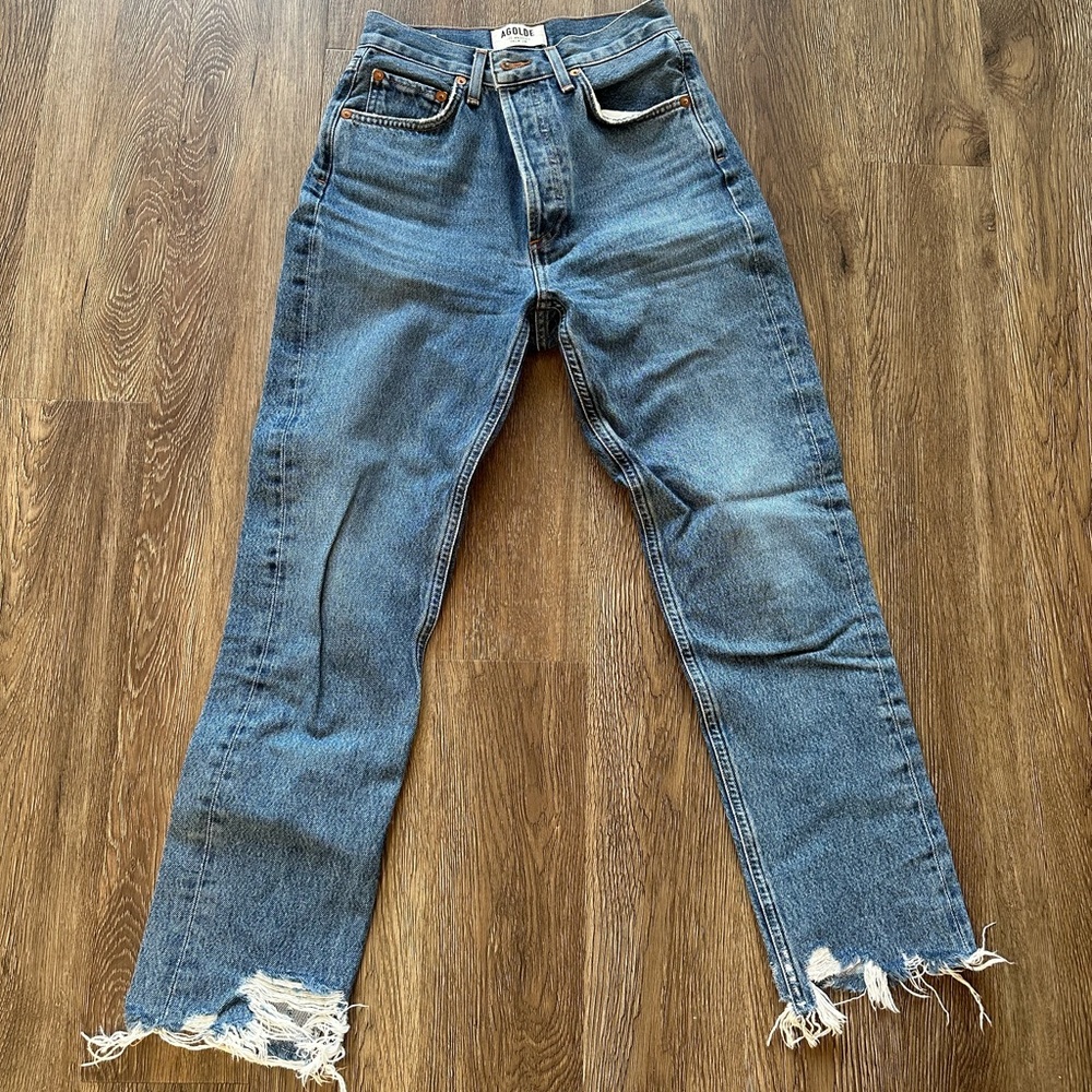 Riley High Rise Cropped Straight Jeans - Picture 2 of 4